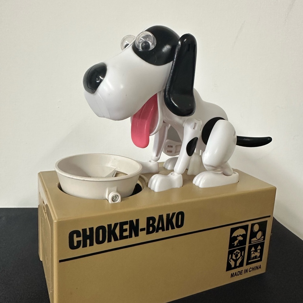 Choken Bako Dog Coin Bank Piggy Bank